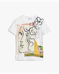 Desigual - Arty print T-shirt