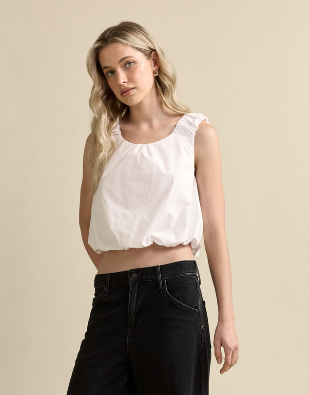 MVN - Bubble Hem Top
