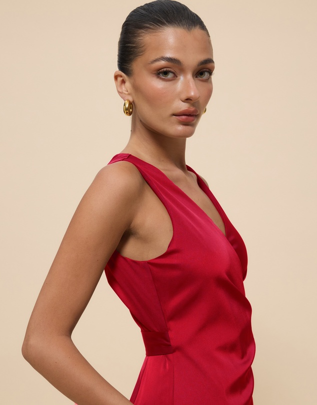 CHANCERY - Lani Sleeveless Wrap Maxi Dress