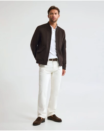 Oxford - Hamish Wool Blend Bomber Jacket
