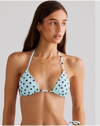 Vacay Swimwear - Rio Top Blue Polka