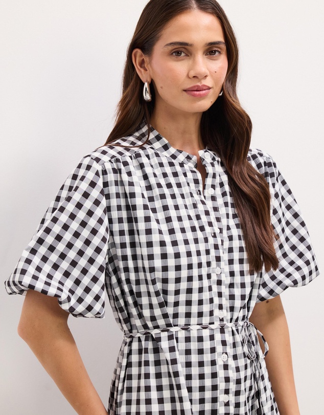 The Fated - Gina Gingham Mini Dress