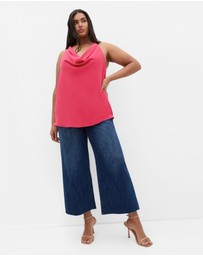 City Chic - Chloe Cowl Neck Top