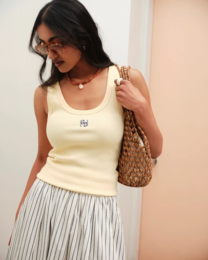 Ceres Life - Zoe Contour Rib Scoop Tank