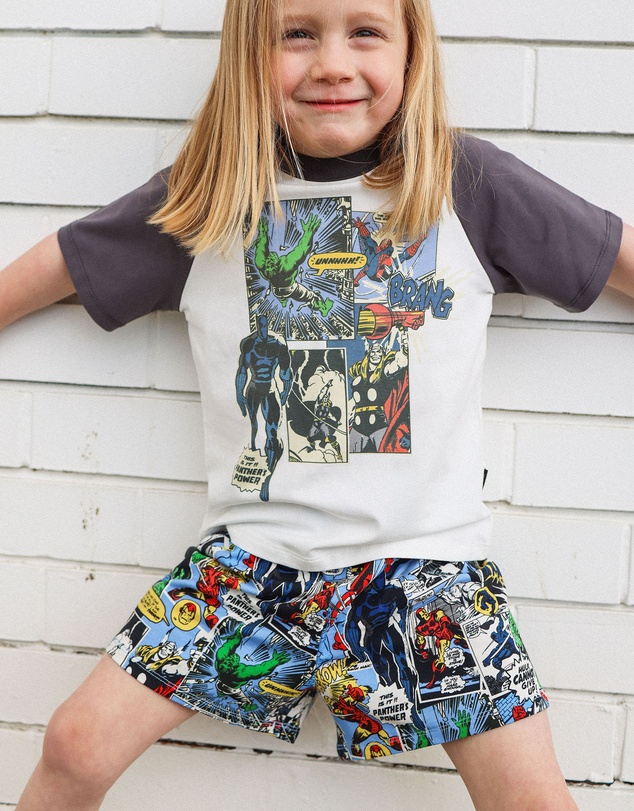 Rock Your Kid - Marvel Raglan Sleep Set - ICONIC EXCLUSIVE