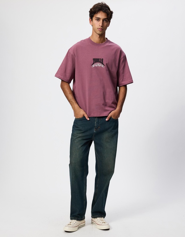 Thrills - What We Believe Embro Oversize Box Crop Tee