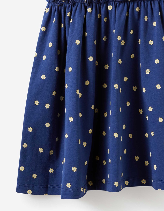 Cotton On Kids - Boat Neck Frill Short Sleeve Dress