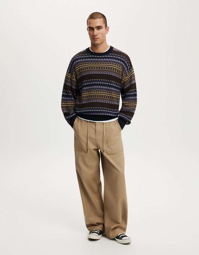 Cotton On - Box Fit Crew Knit