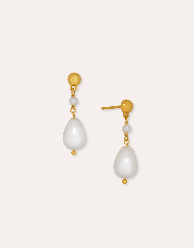 Ottoman Hands - Kyra Pearl Drop stud Earrings