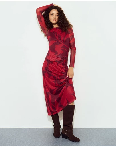 MINKPINK - Airi Mesh Midi Dress