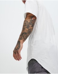 Surrounded By Ghosts - The Devilline Curved Hem T-Shirt