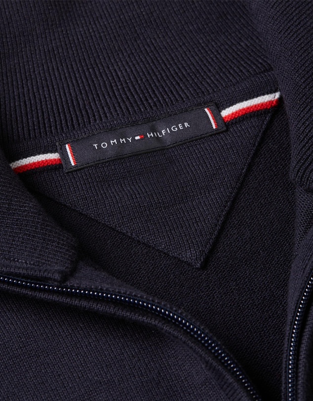 Tommy Hilfiger - Half-Zip Mock Turtleneck Jumper