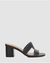 Dune London - Jupe - Black Leather
