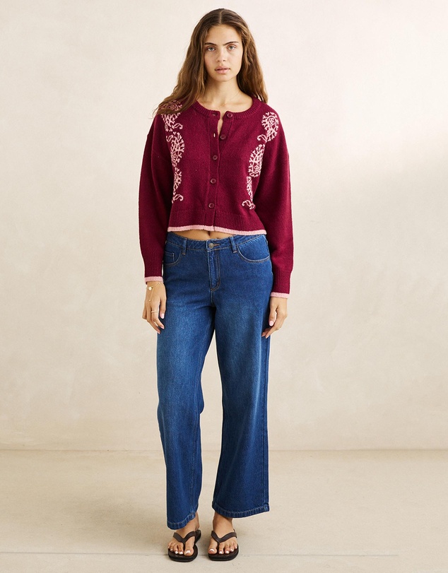 Rhythm - Sandy Crop Cardigan