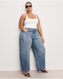 Good American - Good Extreme Barrel Jeans