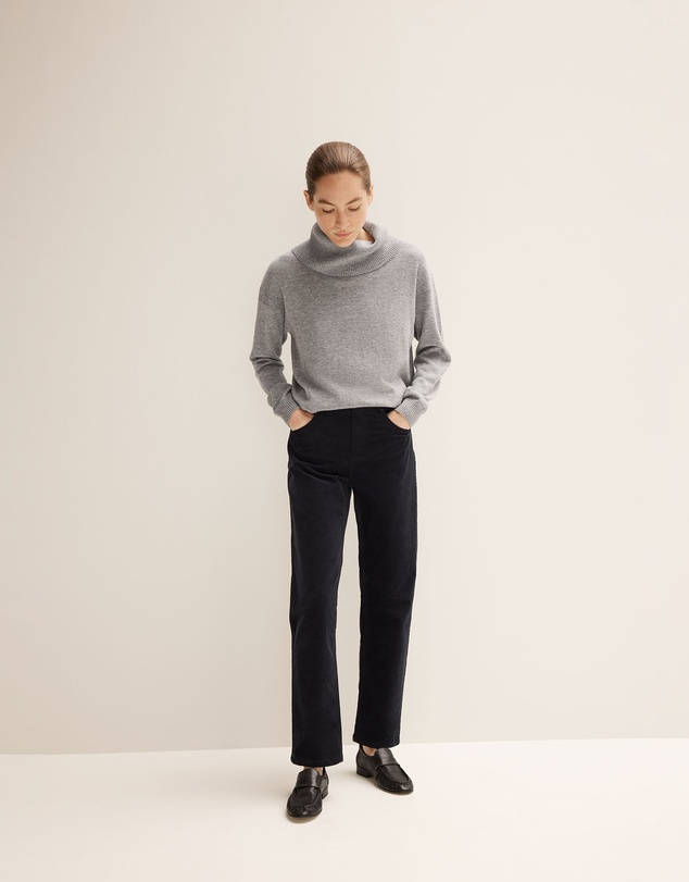 Trenery - Merino Drop Shoulder Wedge Knit