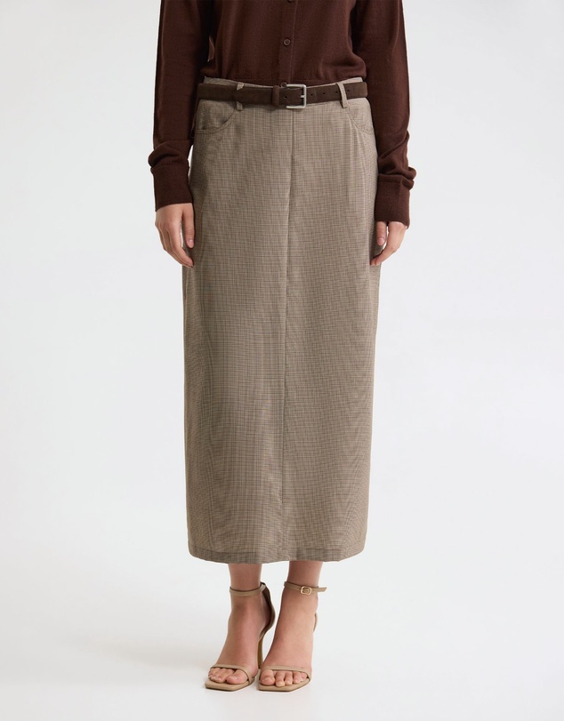 Oxford - Harper Pure Wool Column Skirt
