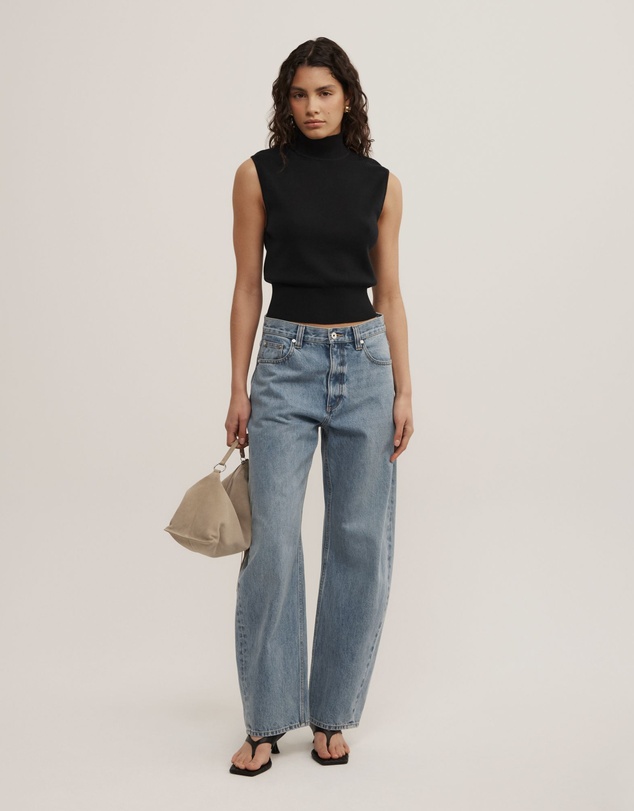 Witchery - High Neck Open Back Knit