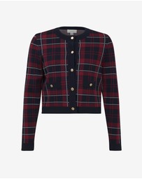 Forcast - Siane Check Knit Cardigan