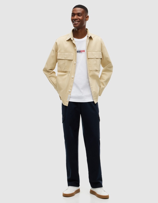 Tommy Hilfiger - Flag Logo Crew Neck T-Shirt