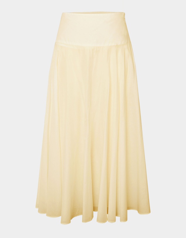 Forcast - Deb Cotton Midi Full Skirt