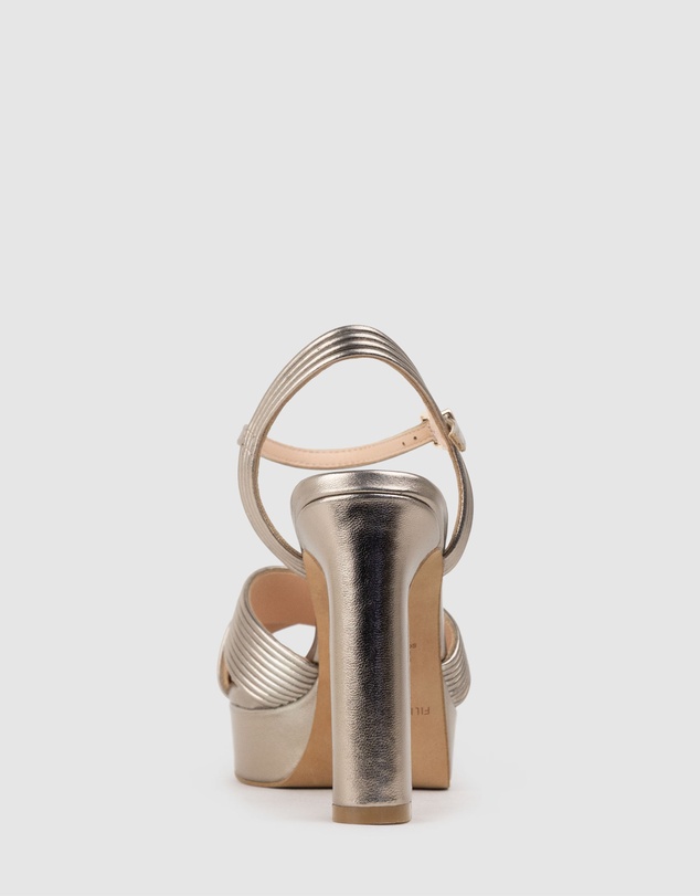 Edward Meller - SORROW110 Tubed Crossover Platform Sandal