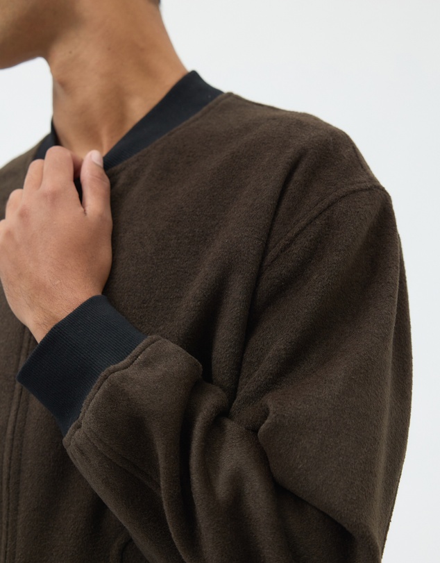 AERE - Wool Blend Bomber Jacket