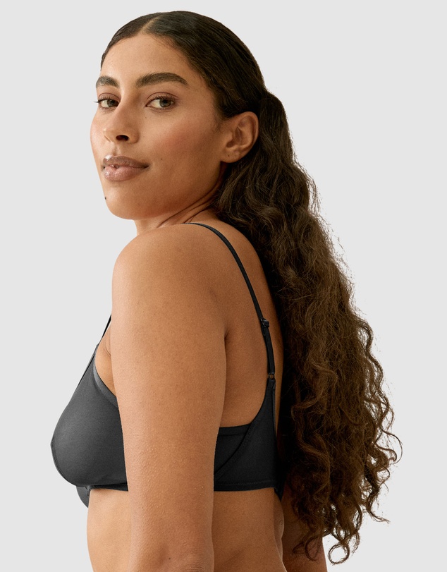 Naturana - Tuesday V Wire Unlined Sheer Mesh Bralette