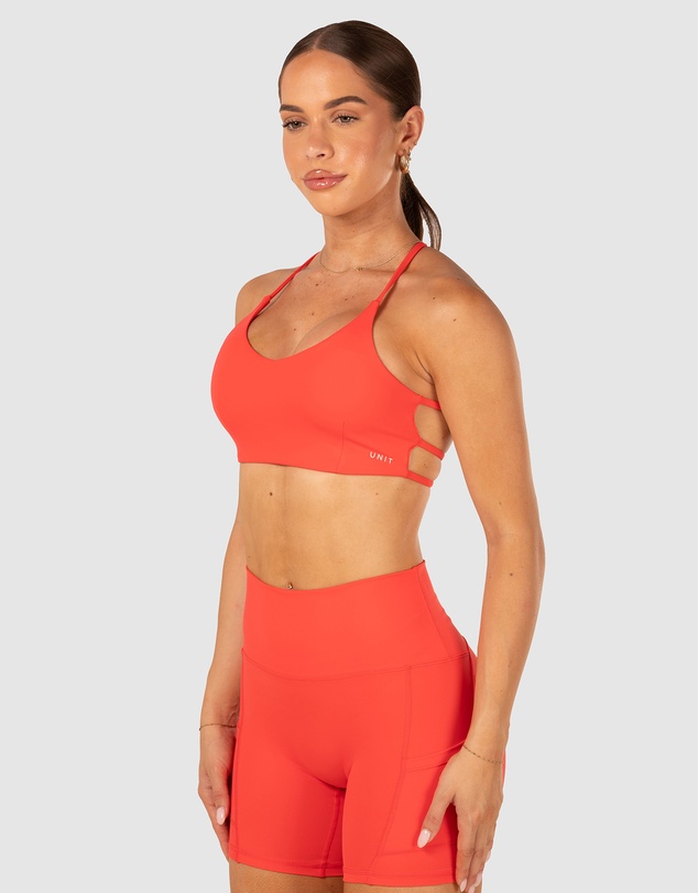 UNIT - UNIT Ladies Flow Strap Activewear Sports Bra
