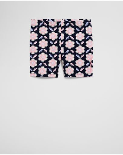 Navy Floral Geo