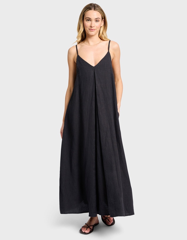 Hampton Linen Slip Dress by Academy Brand Online | THE ICONIC | New Zealand