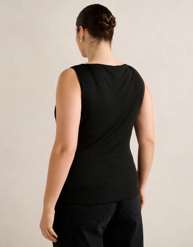 Forever New Curve - Frankie Curve Boat Neck Tank Top
