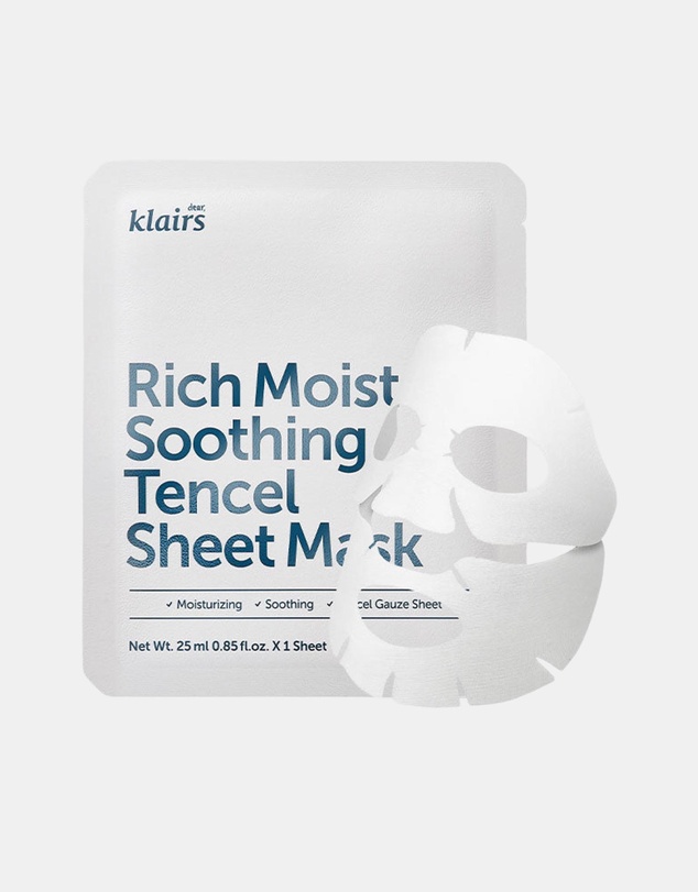 Dear Klairs - Rich Moist Soothing Tencel Sheet Mask
