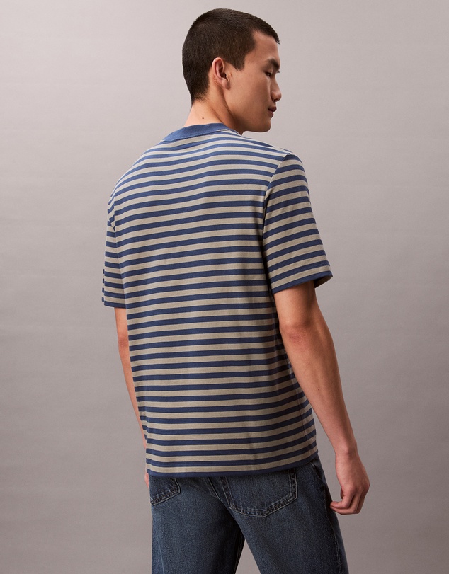 Calvin Klein Jeans - Monogram Logo Stripe Relaxed T-Shirt