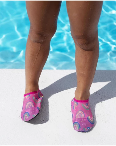 Zoggs - Rainbow Magenta Antislip Socks - Babies