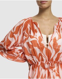 JETS - Sereno Ditsy Long Sleeve Maxi Dress