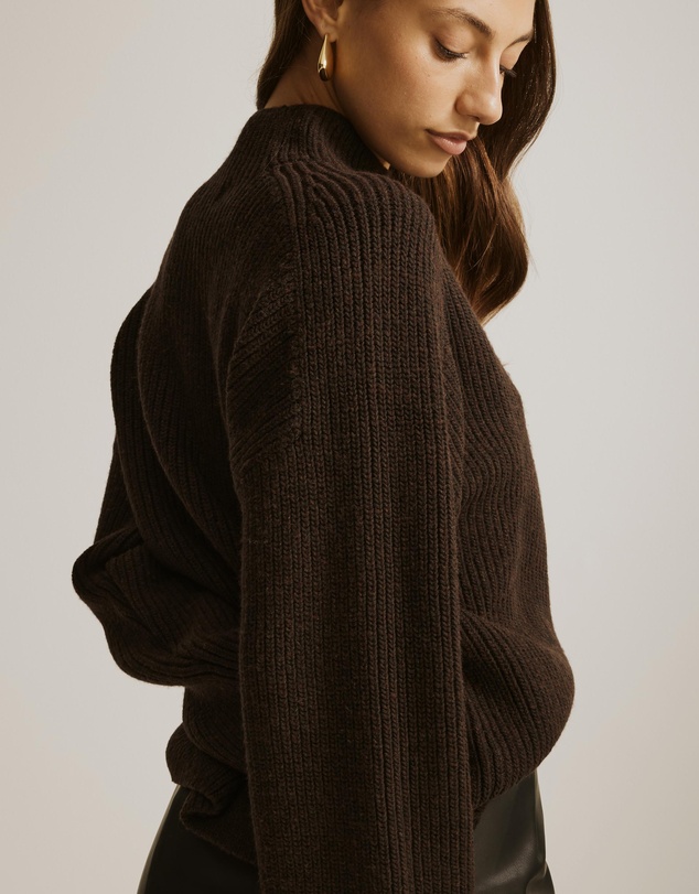 Atmos&Here - Marnie Mock Neck Knit Jumper