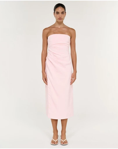 Staple the Label - Avella Strapless Midi Dress