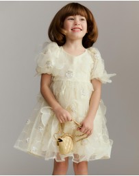 Bardot Junior - Jamie Flower Heart Mini Dress - Kids-Teens