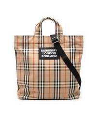 Pre-Loved by Azura Reborn - Pre-Loved House Check Nylon Artie Satchel
