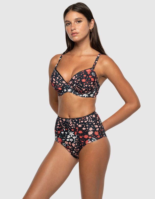 Nip Tuck Swim - Fleur Fiesta Isla DD/E Underwire Bikini Top