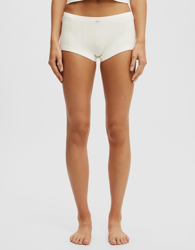 Cotton On Body - Dreamy Soft Pointelle Micro Shorts