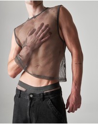 TEAMM8 - Edge Net Muscle Tank