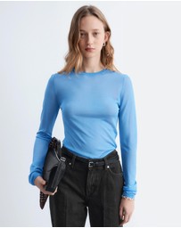 & Other Stories - Fine-Knit Sheer Top