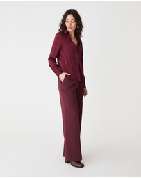 Forcast - Lila V-neck Satin Blouse