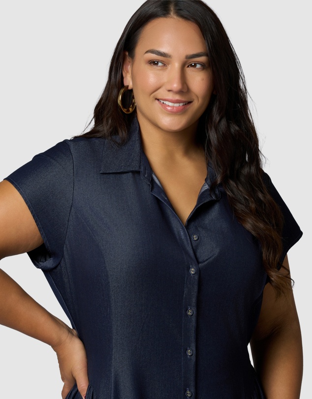 Something 4 Olivia - Paige Maxi Shirt Dress