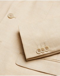 Politix - Slim Stretch Textured Tailored Jacket