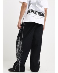 Black Noise White Rain - Charm Track Pants