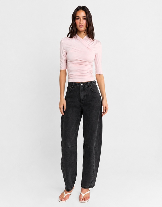 Madison The Label - Cora Barrel Jeans