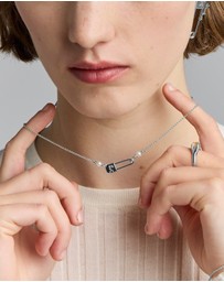 Karen Walker - Mini Runaway Safety Pin Necklace